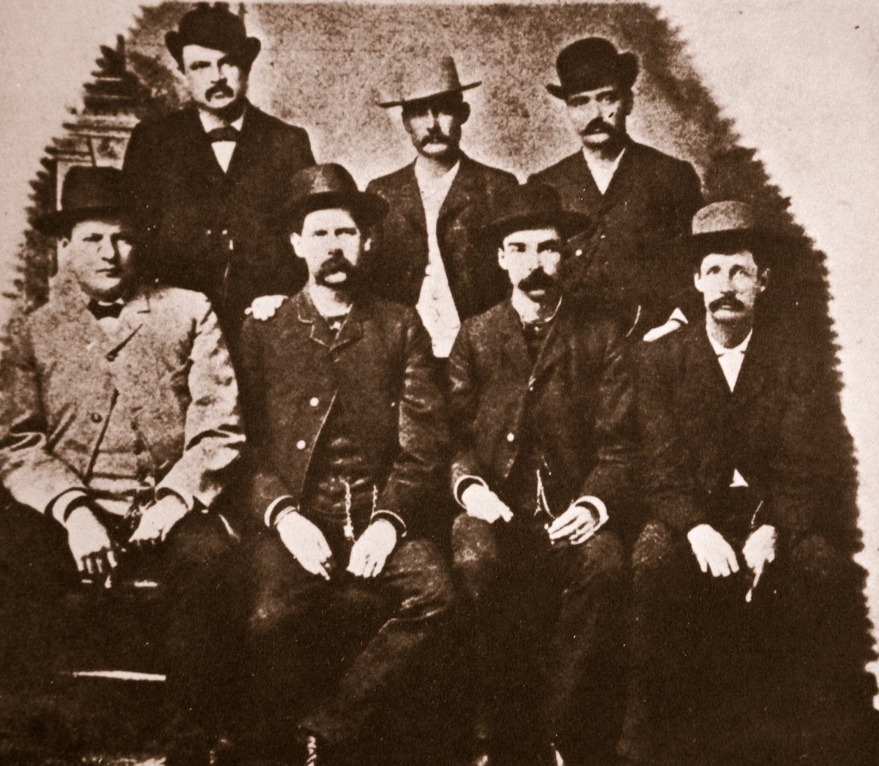 Dodge City Peace Commission, juni 1883 (sepia-bilde) av American Photographer