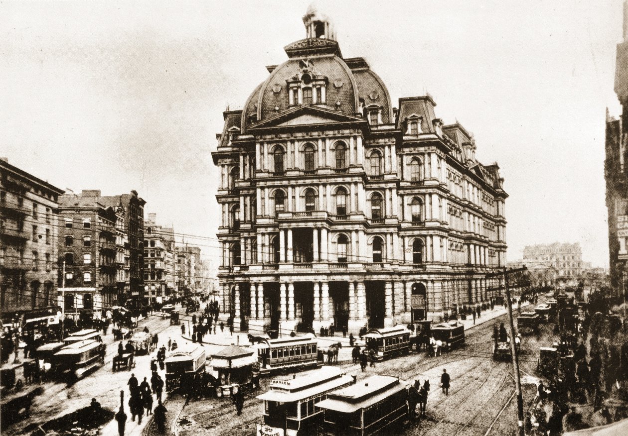 The Old Post Office, New York City, 1887 av American Photographer