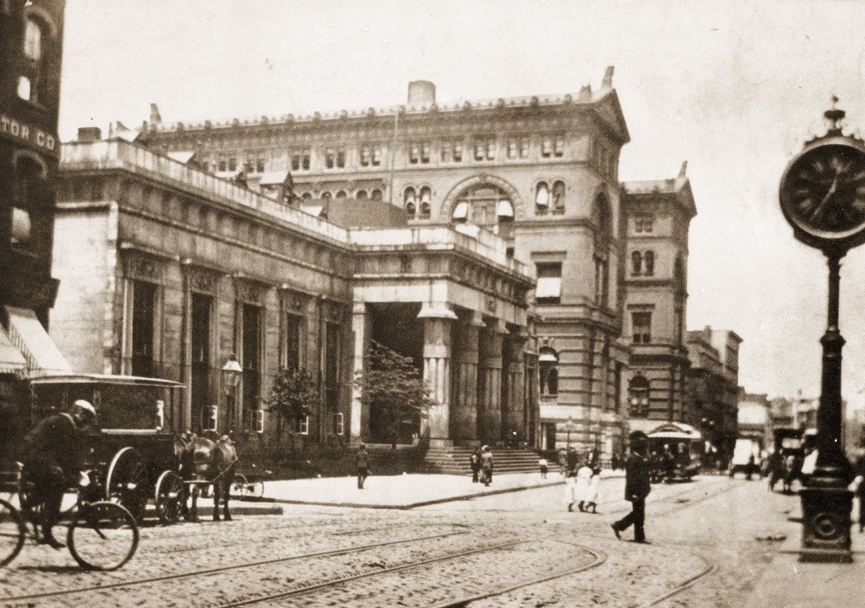The Old Tombs prison and Criminal Courts Building, Center Street, New York City, 1895 av American Photographer