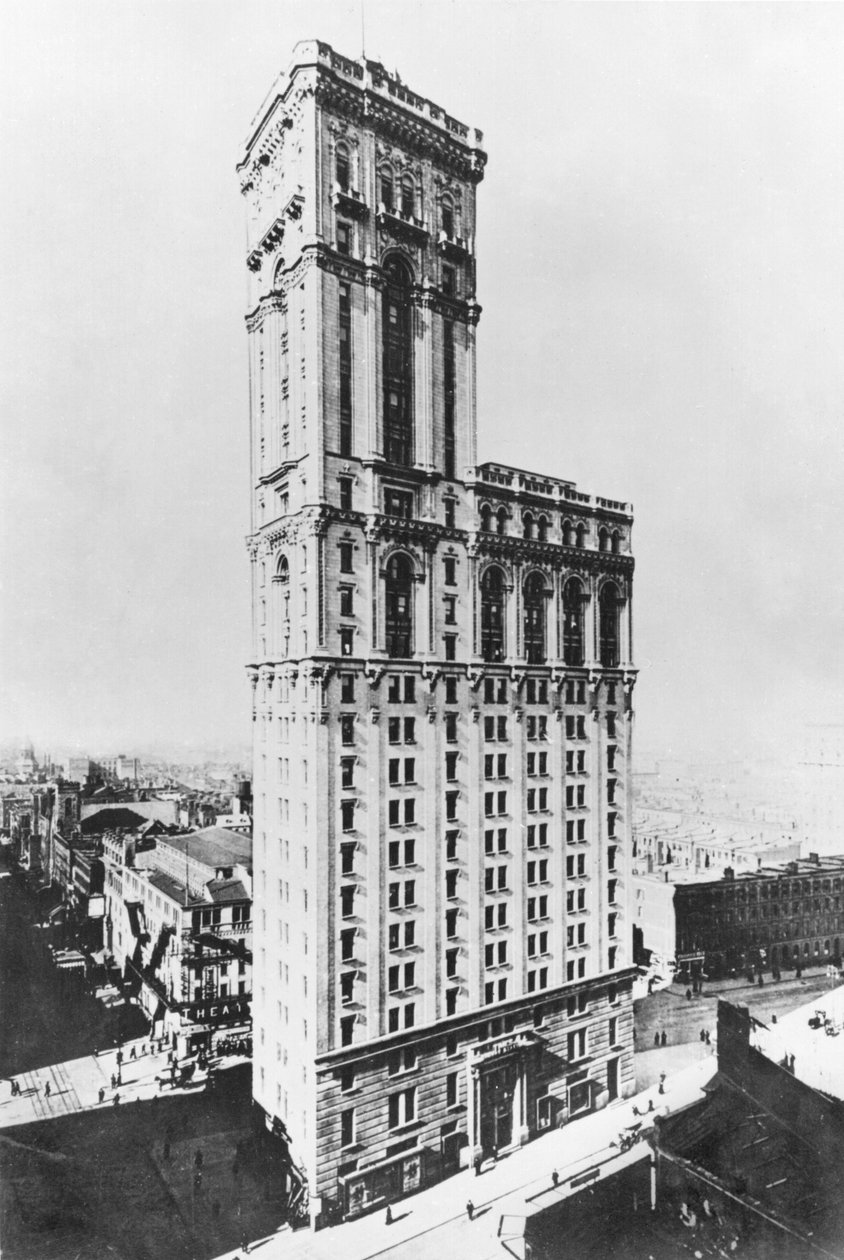 The Times Building, New York, ca. 1900 av American Photographer