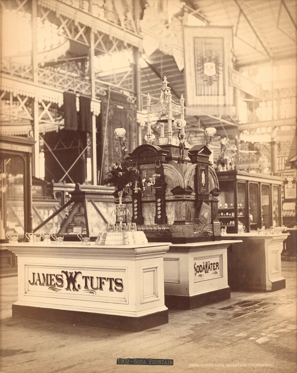 Tufts brusfontene Alhambra, 1876 (albumintrykk i sølv) av American Photographer
