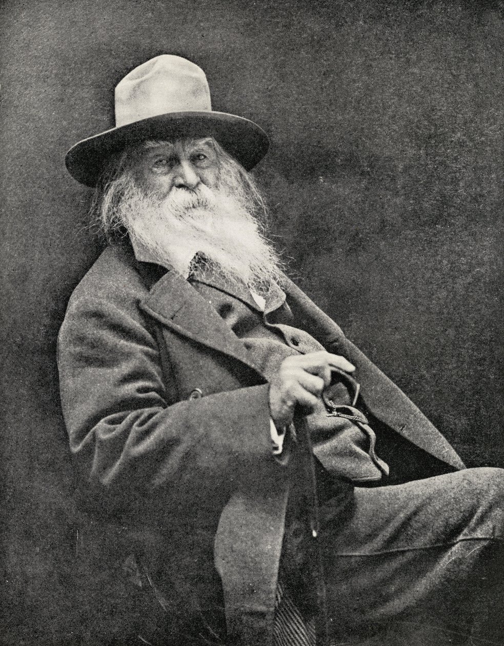 Walt Whitman (1819-91) av American Photographer