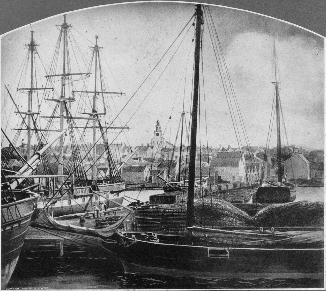 Hvalfangsthavn, New Bedford av American Photographer