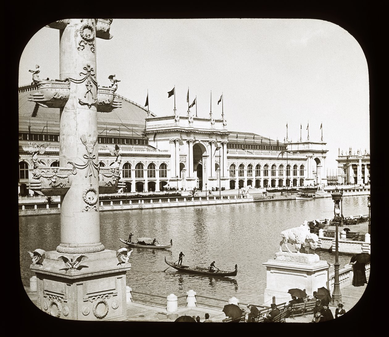 Worlds Columbian Exposition: Liberal Arts Building, Chicago, 1893 (lyktlys) av American Photographer