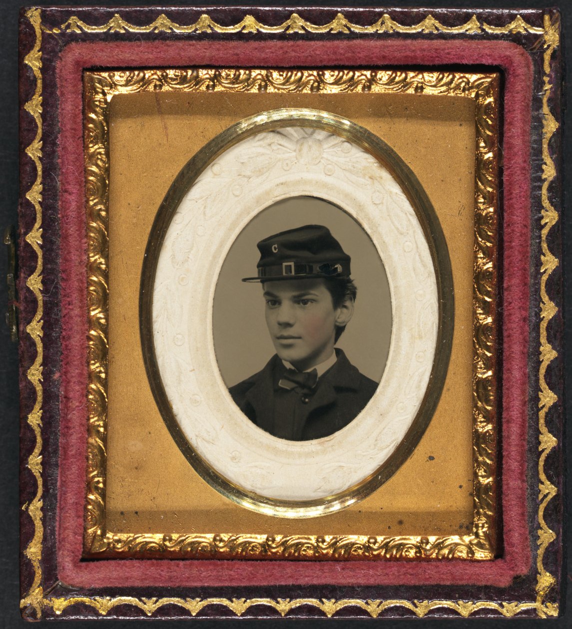 Ungdomlig unionssoldat iført en kepi, ca. 1862 av American Photographer