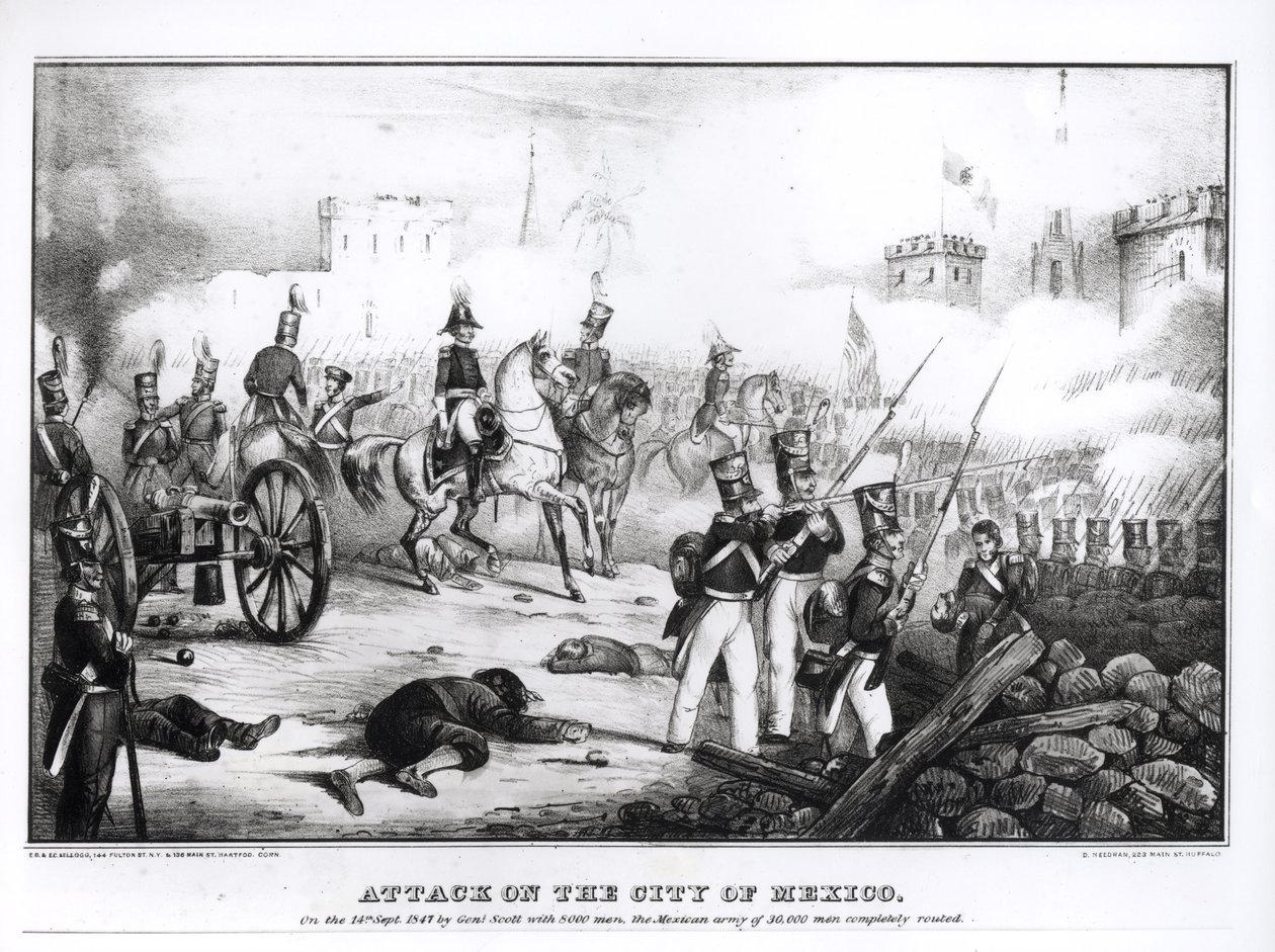 Angrep på byen Mexico, 14. september 1847 av American School