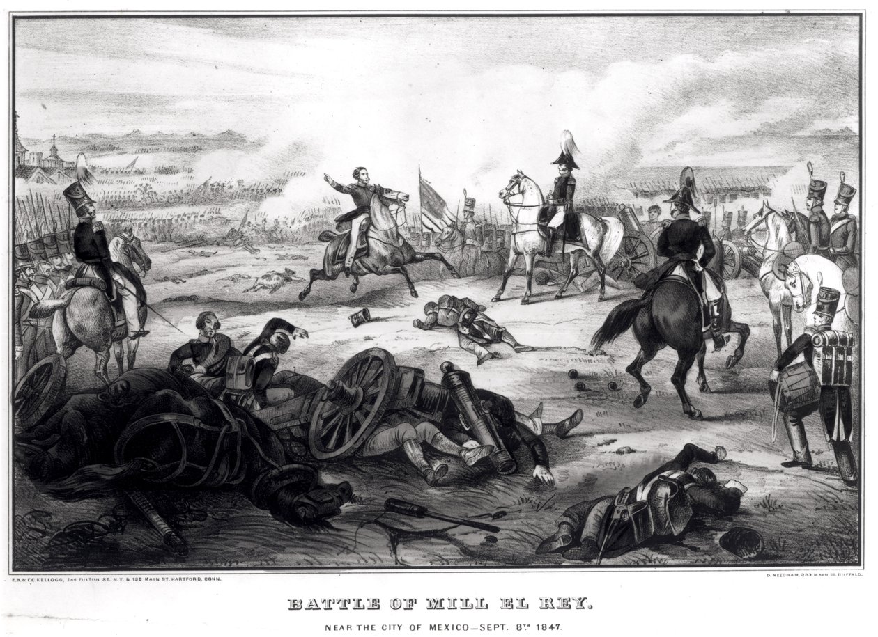 Slaget ved Mill El Rey, nær byen Mexico, 8. september 1847 av American School