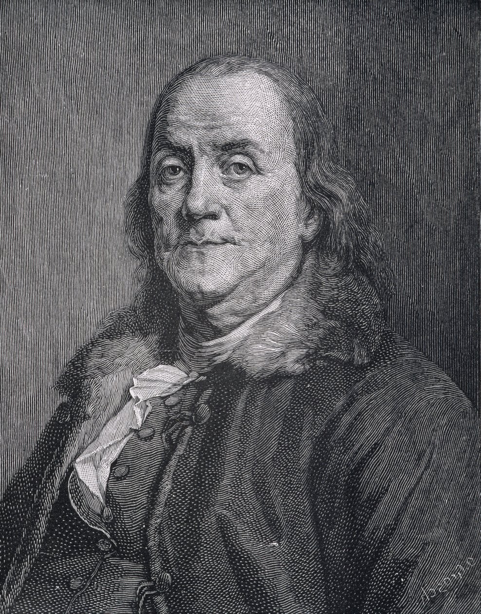 Benjamin Franklin av American School