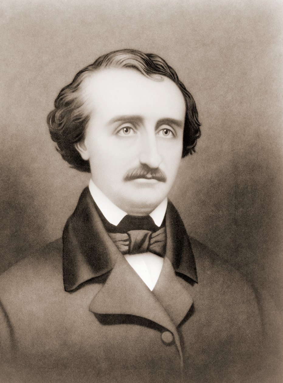 Edgar Allen Poe, etter et trykk fra 1800-tallet av American School