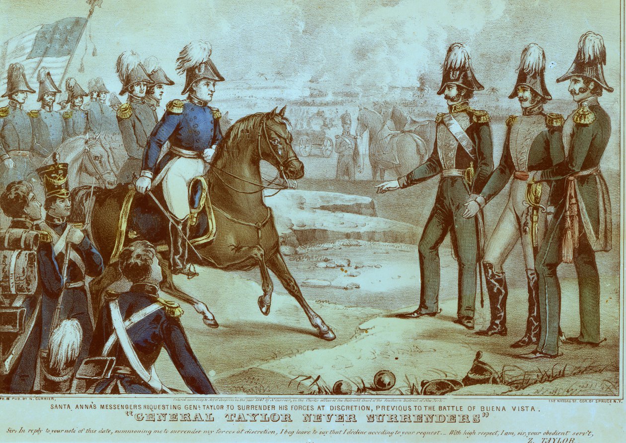 General Taylor gir seg aldri, 1847 av American School