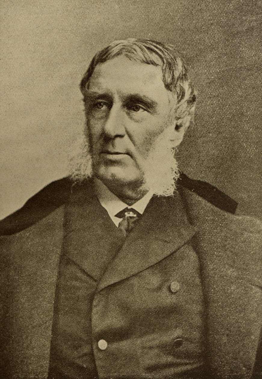 George William Curtis (1824-92) av American School