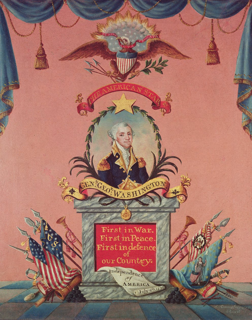 Til ære for George Washington av American School