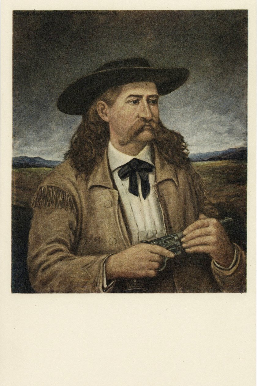James Butler (Wild Bill) Hickok (1817 - 1876), av American School