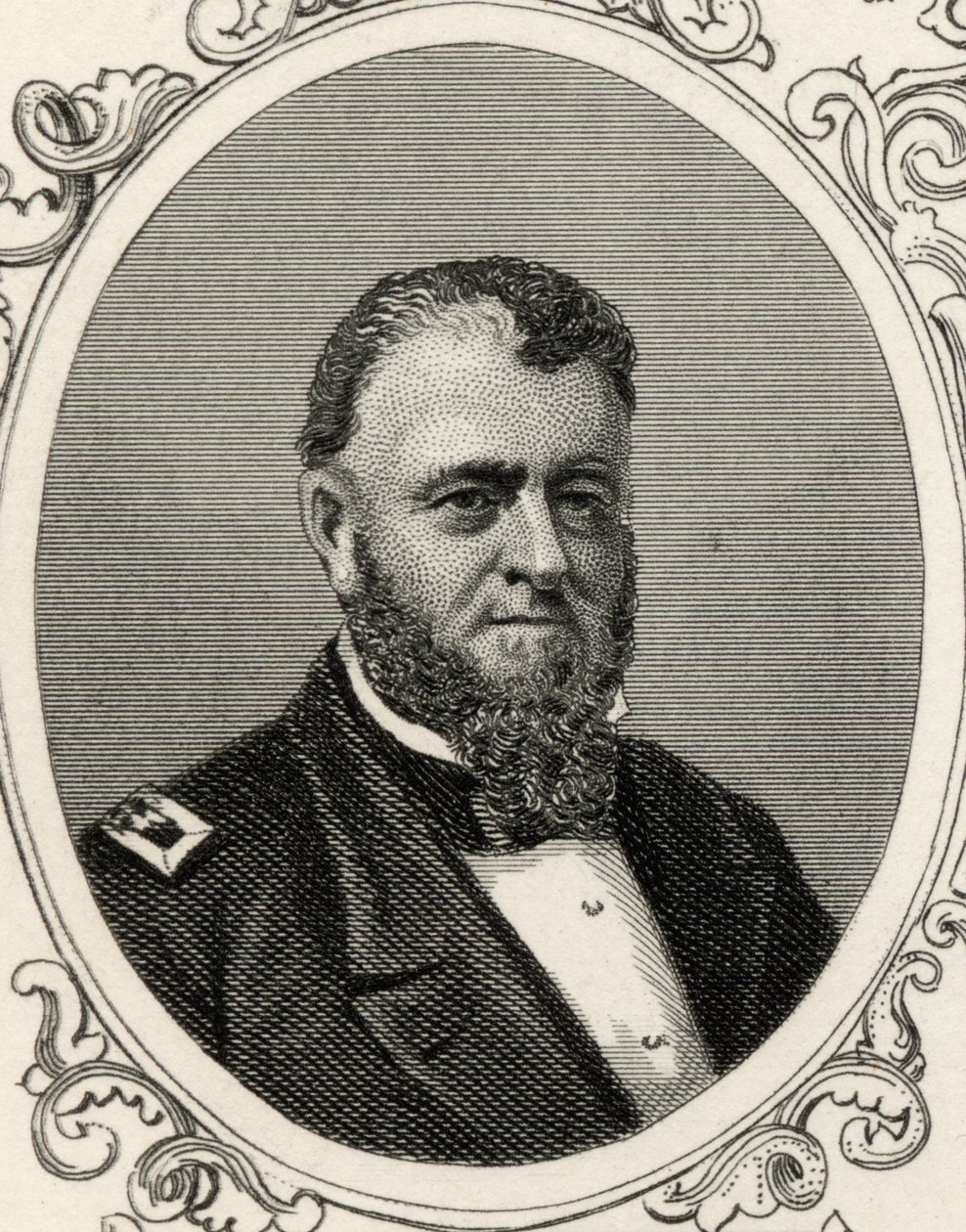 Portrett av admiral Louis Malesherbes Goldsborough (1805-1877) av American School