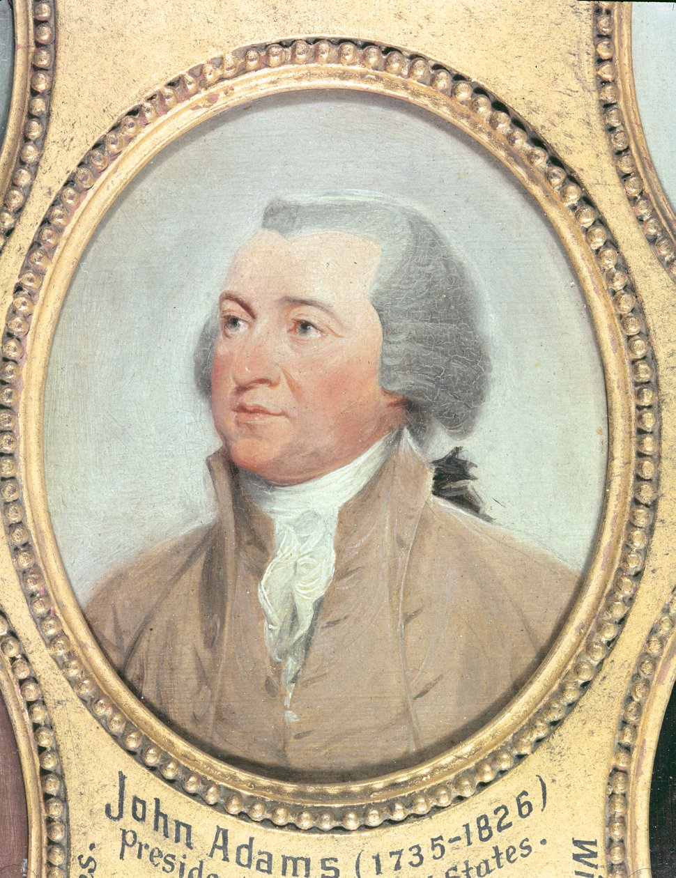 Portrett av John Adams (1735-1826) av American School