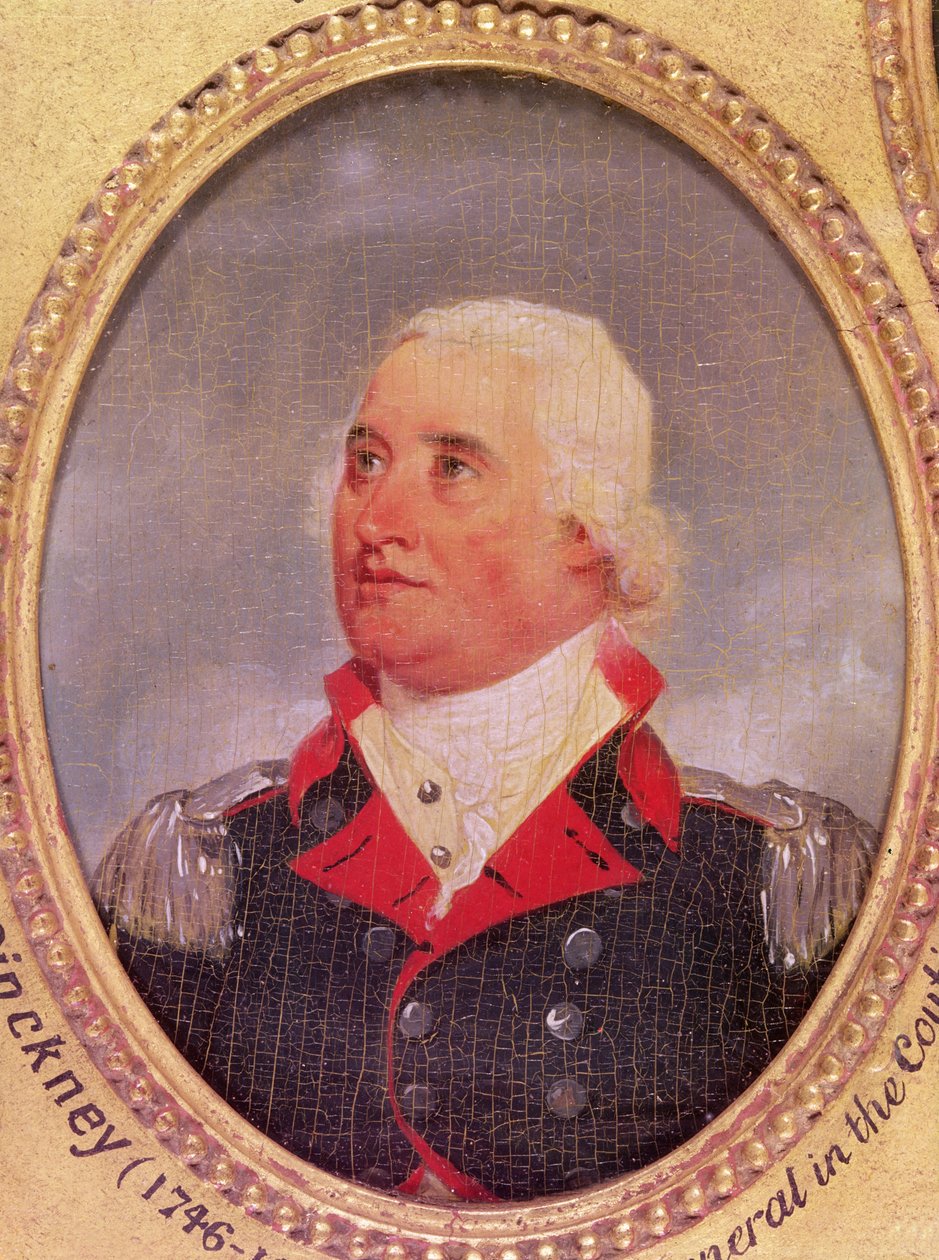 Portrett av generalmajor Charles C. Pinckney av American School