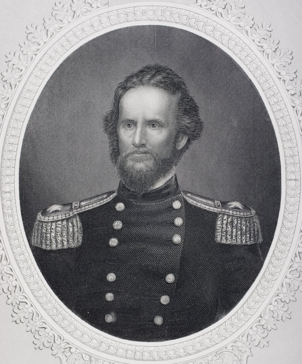 Portrett av Nathaniel Lyon (1818-61) av American School