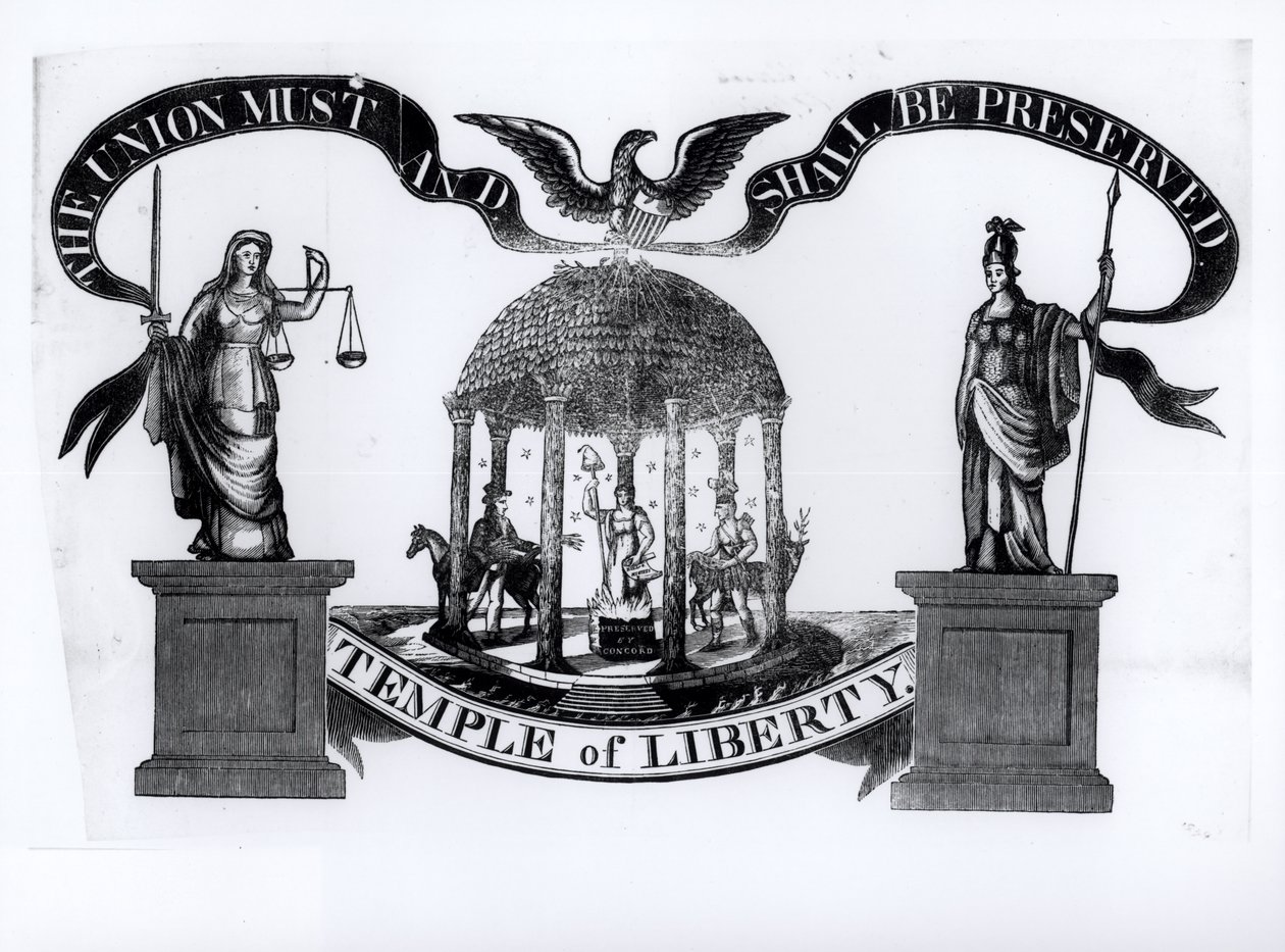 Frihetstempelet, 1834 av American School