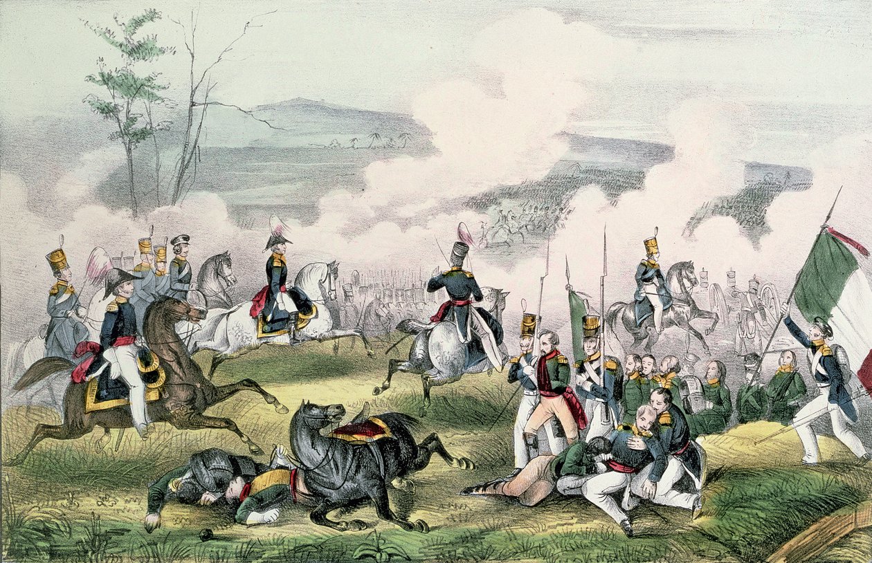 Slaget ved Palo Alto, California, 8. mai 1846 av American School