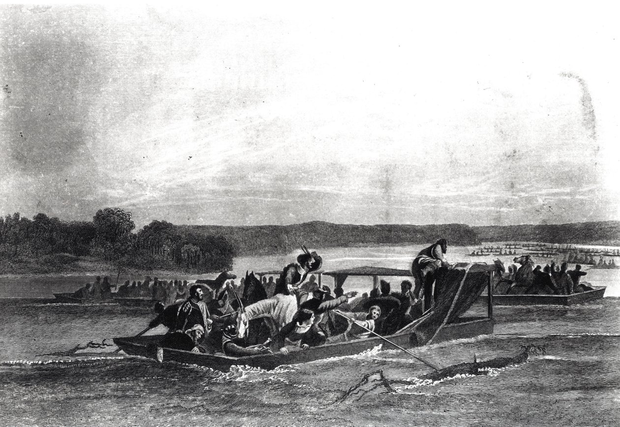 Oppdagelsen av Mississippi av de Soto, 21. mai 1541 av American School