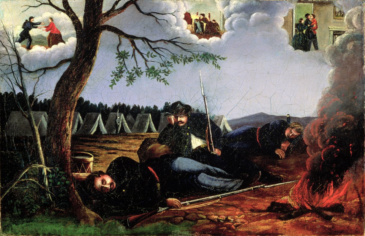 Soldaters drøm, ca. 1865 av American School