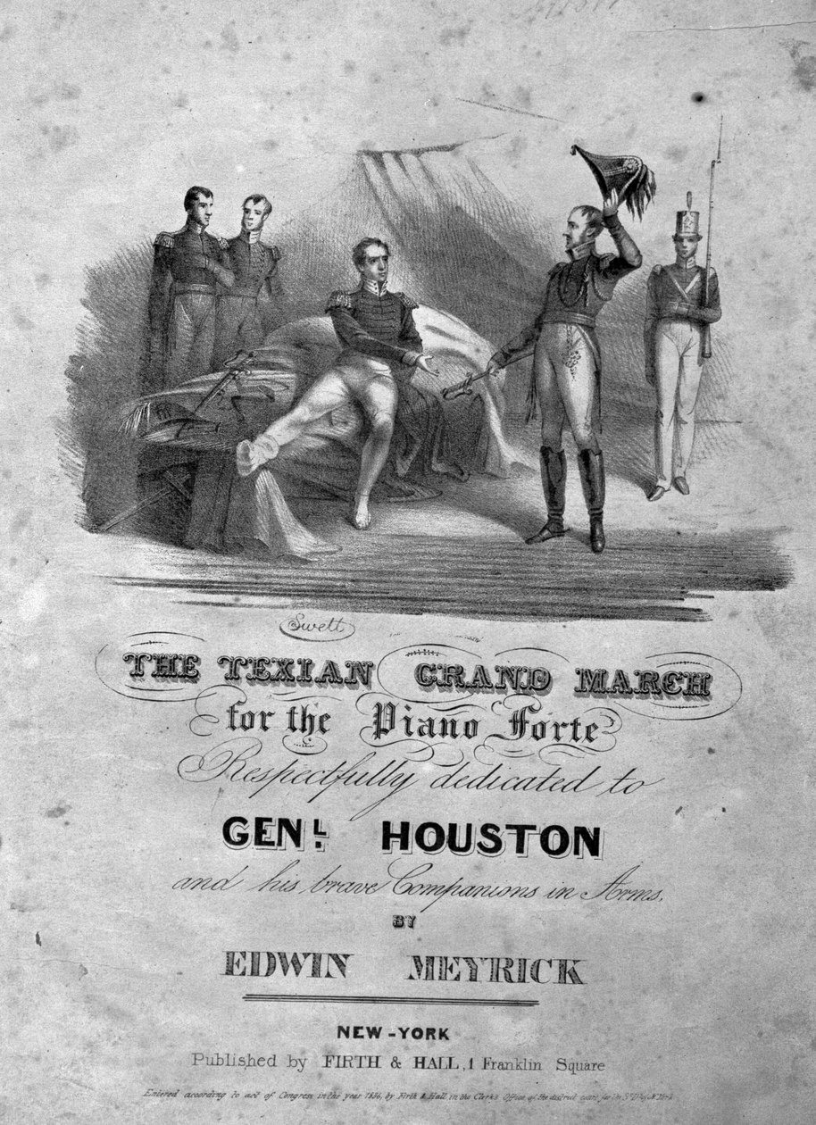 The Texian Grand March, 1836 av American School