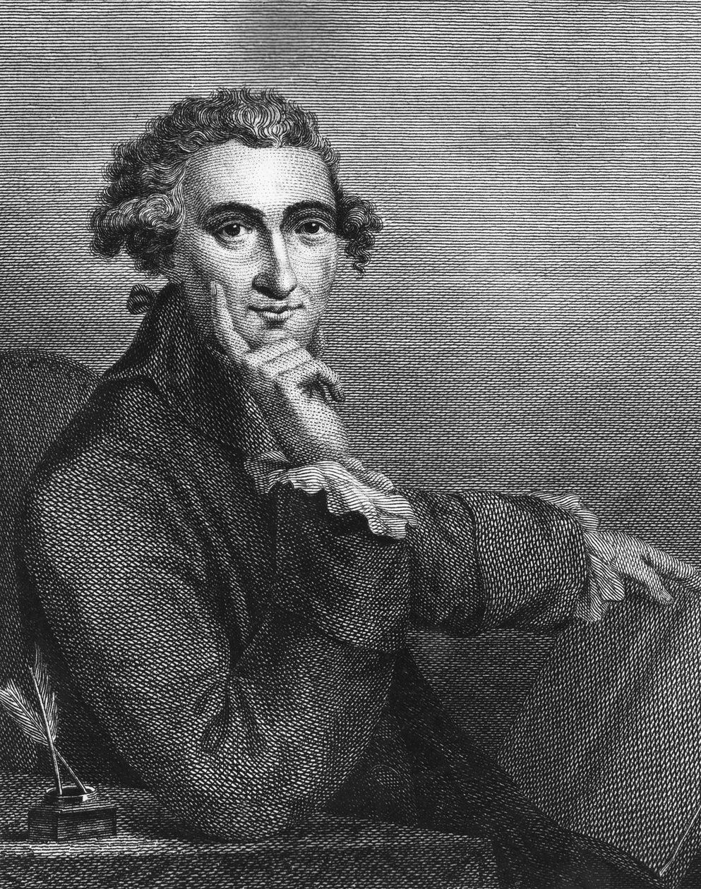 Thomas Paine, gravert av William Angus, 1791 av American School