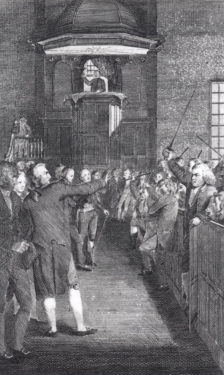 Town Meeting, ca. 1770, fra Fingal