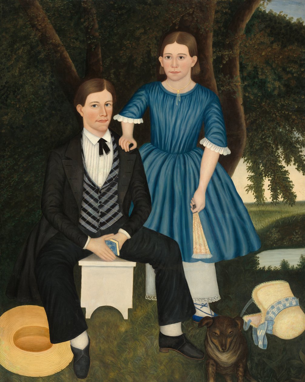 Bror og søster av American 19th Century