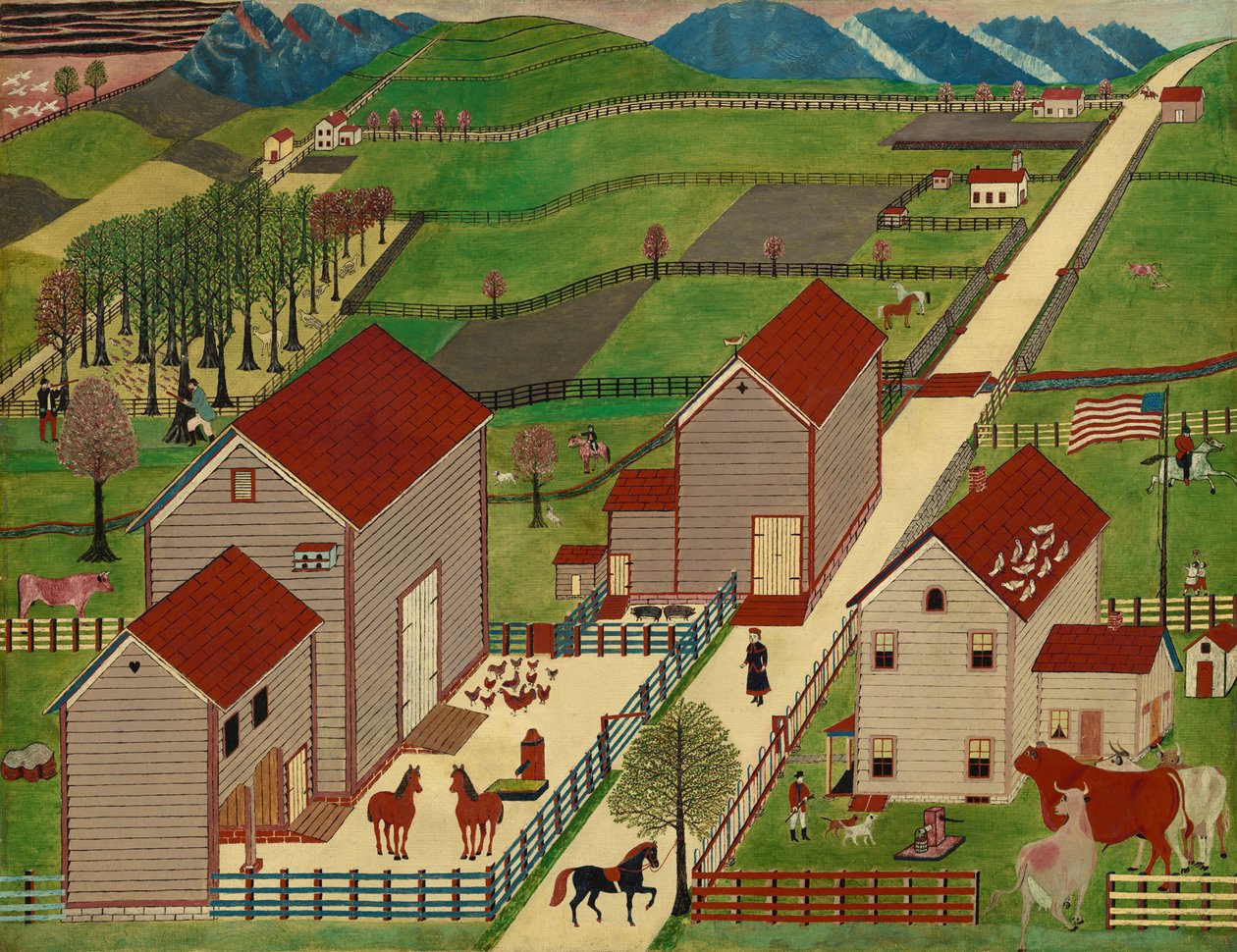 Mahantango Valley Farm av American 19th Century