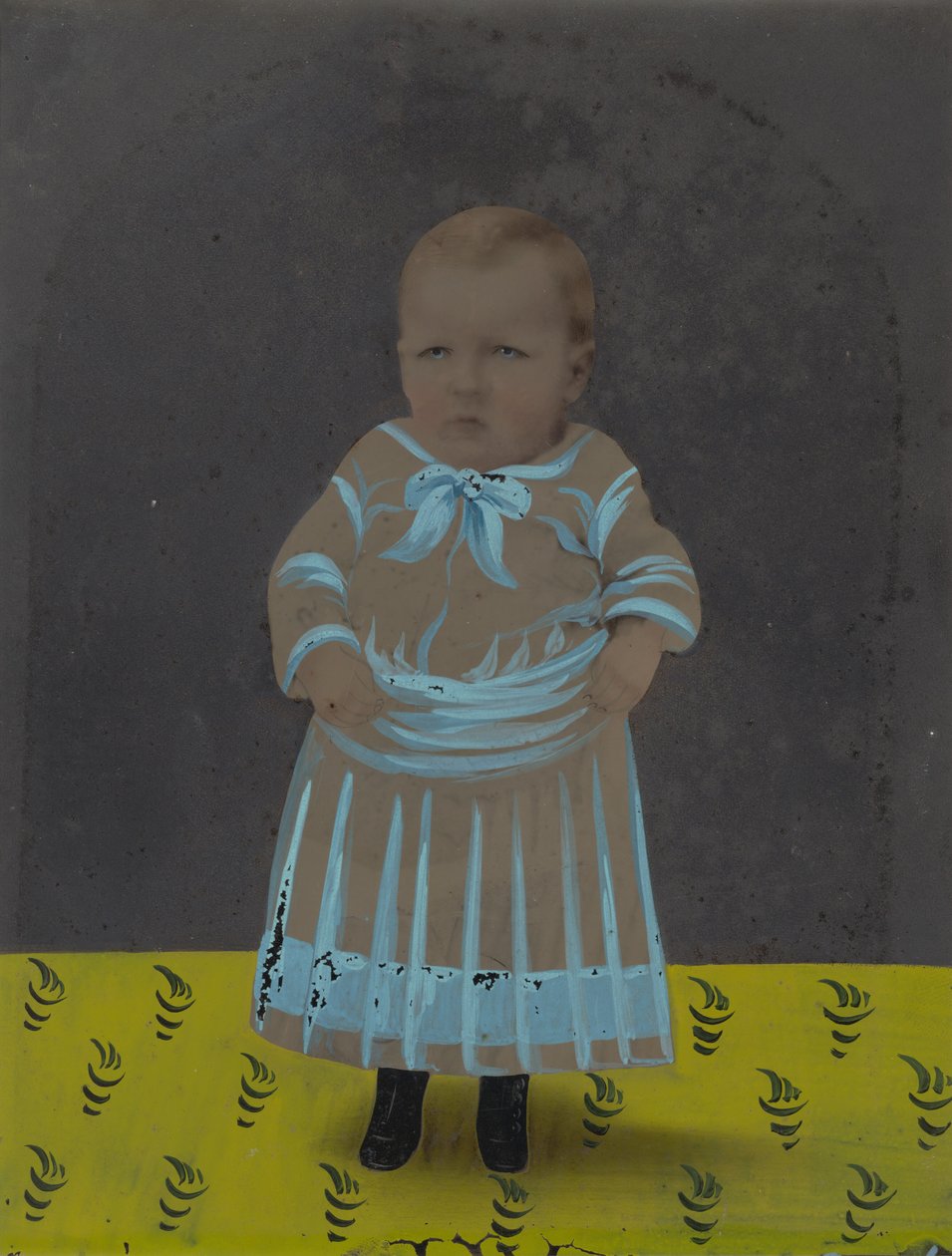Portrett av en gutt av American 19th Century
