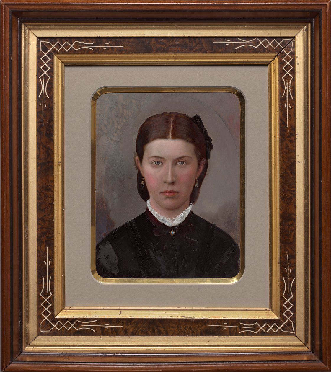 Portrett av en kvinne av American 19th Century
