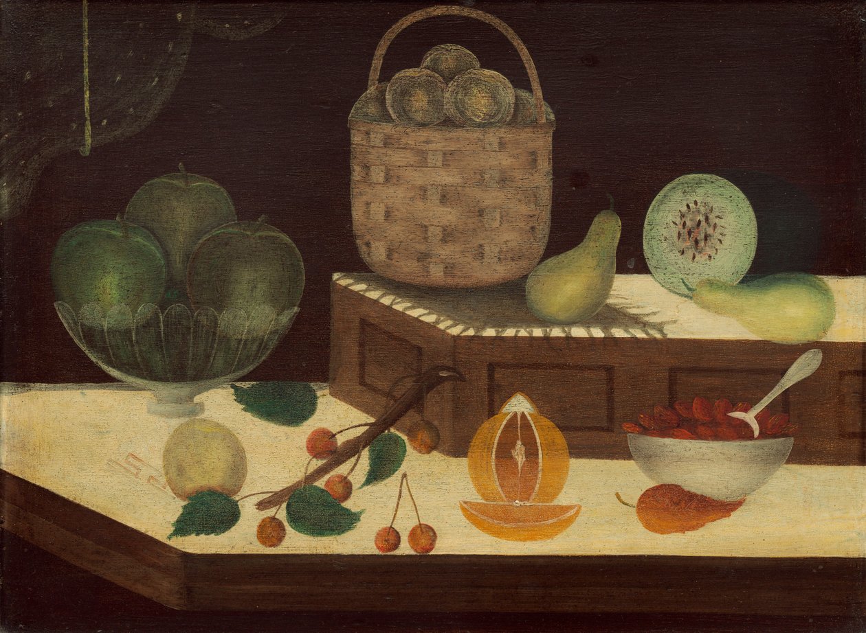 Stilleben av frukt av American 19th Century