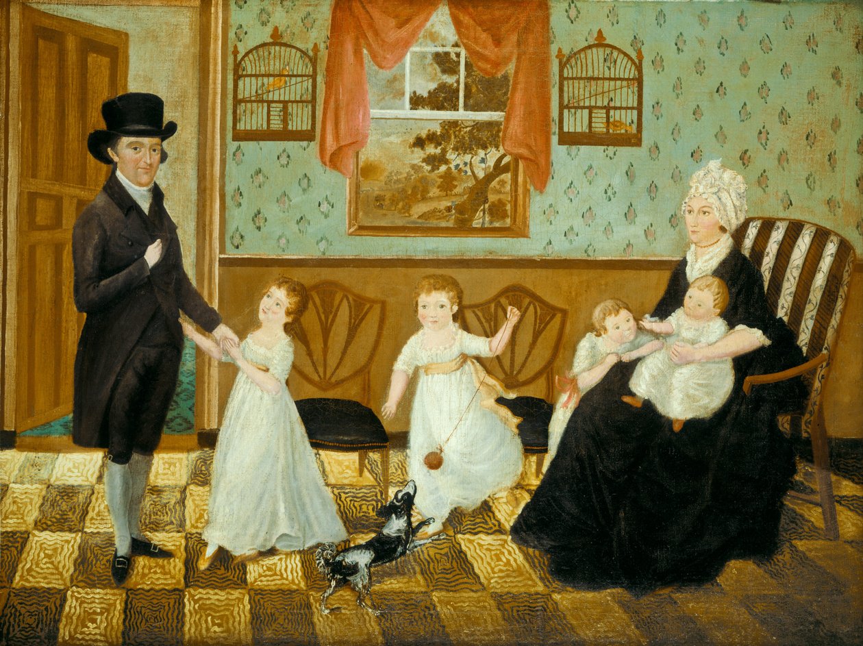 Sargent-familien av American 19th Century