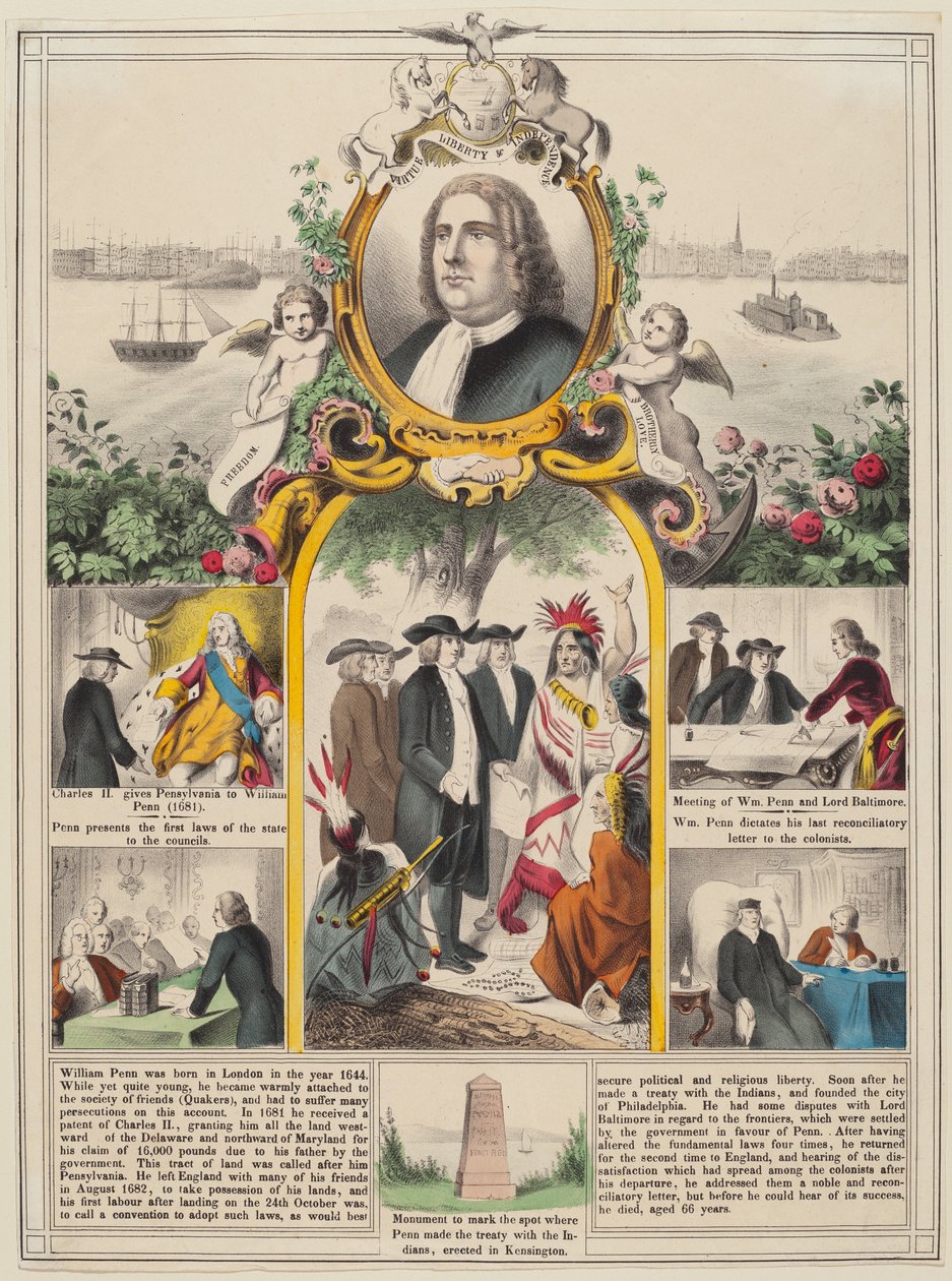 William Penns historie av American 19th Century