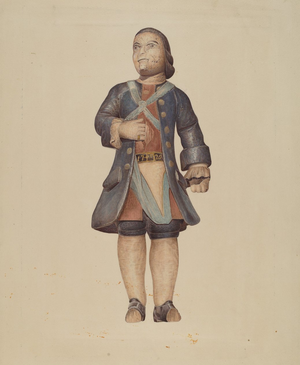 Billethead soldat av American 20th Century
