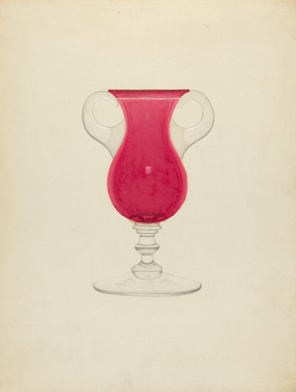 Blåst glass av American 20th Century