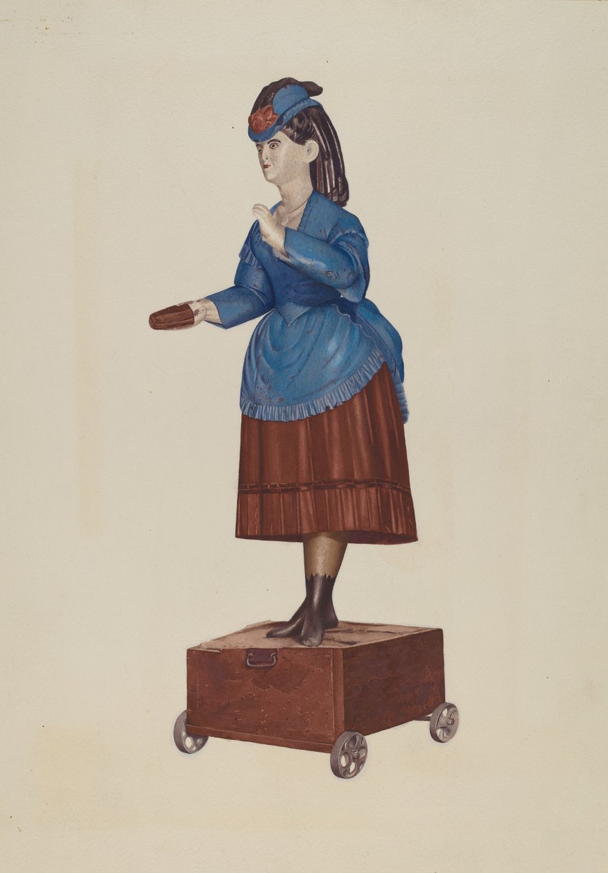 Sigarbutikkfigur av American 20th Century