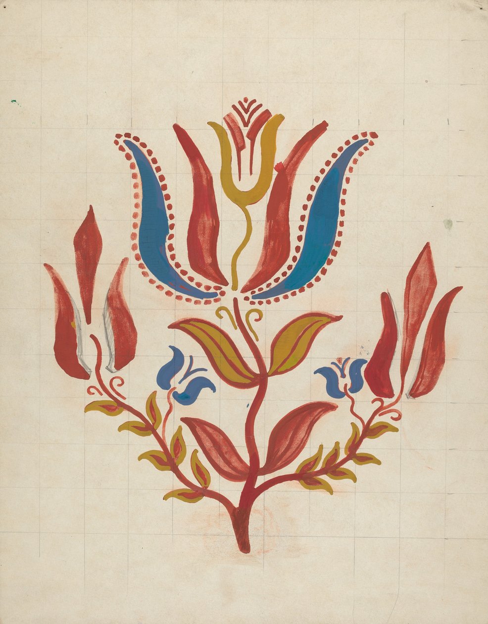 Design fra foreslått portefølje av American 20th Century
