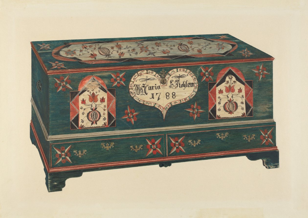 Dower kiste av American 20th Century