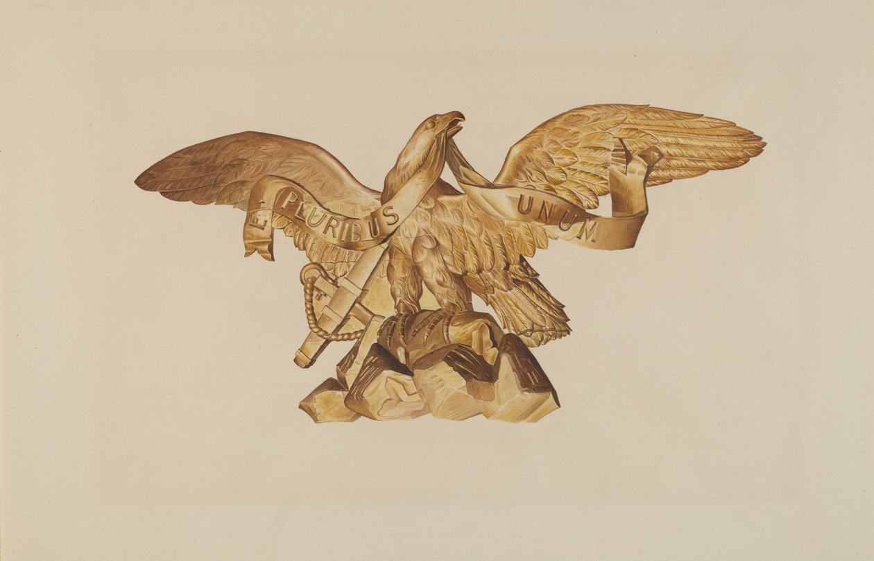 Eagle fra USS Enterprise av American 20th Century