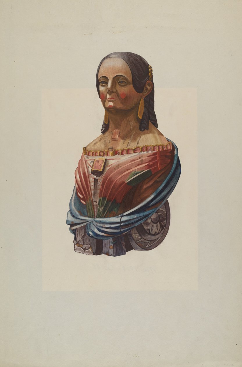 Galionsfigur av American 20th Century