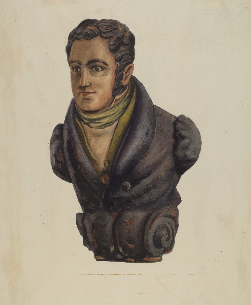 Galionsfigur fra "Bartholomew Gosnold" av American 20th Century