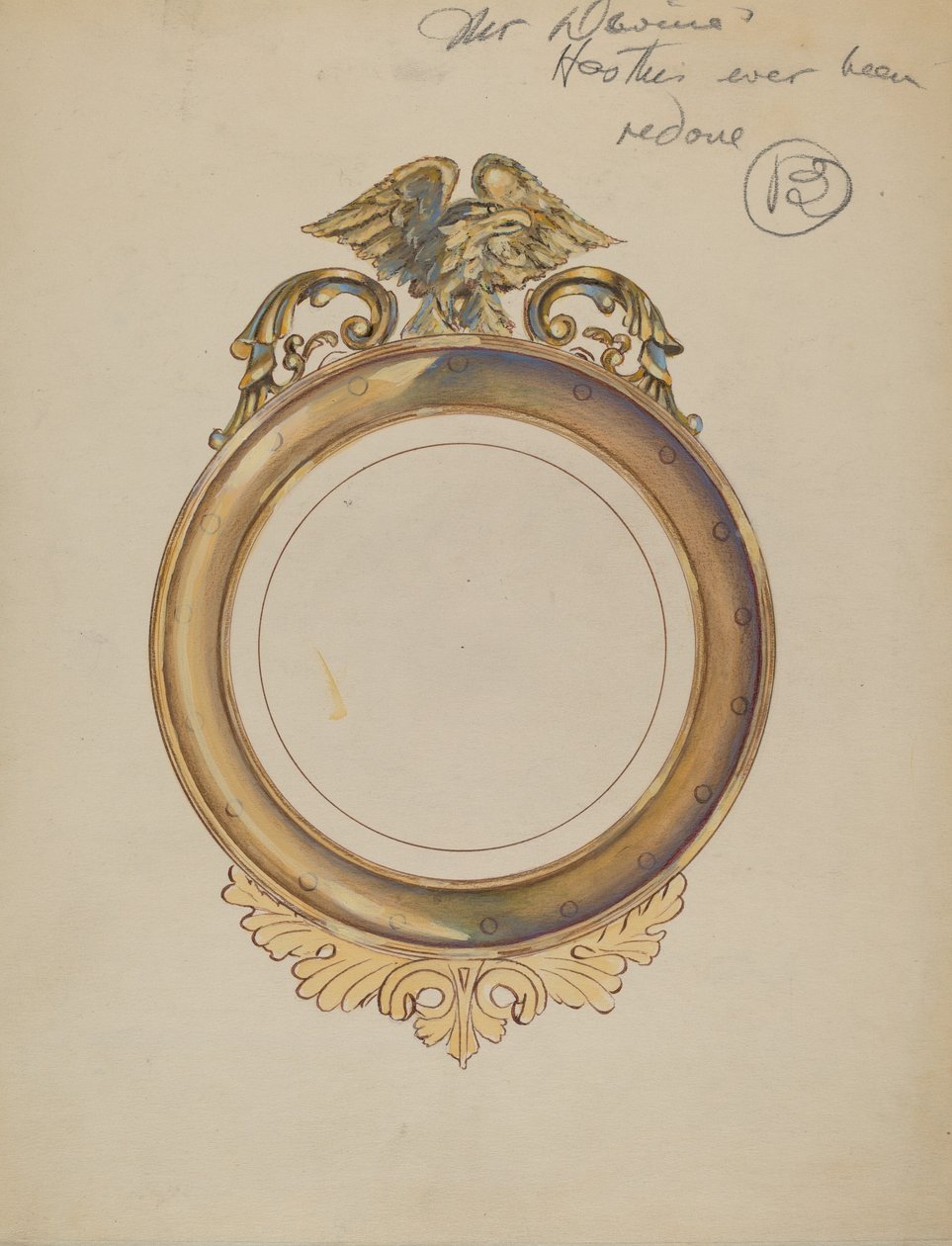 Ramme for speil av American 20th Century
