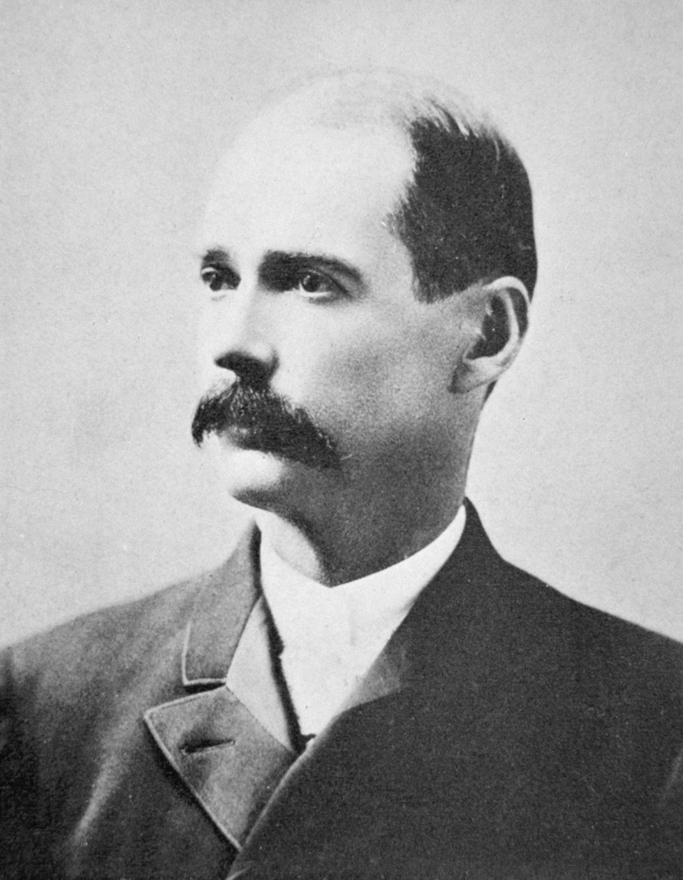 John H. Behan (1845-1912) (s/hvitt-bilde) av American American