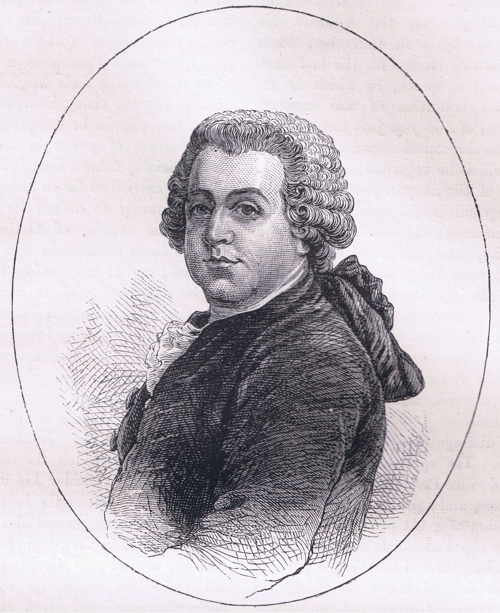 John Adams, illustrasjon fra Cassells History of the United States utgitt av Cassell, Petter & Galpin, ca. 1900 (litho) av American English school