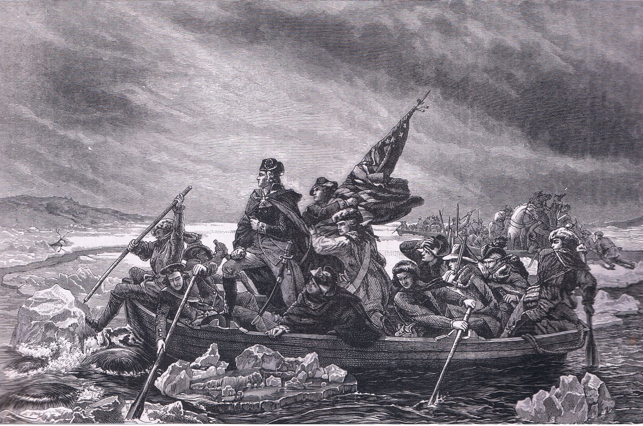 Washington krysser Delaware, illustrasjon fra Cassells History of the United States utgitt av Cassell, Petter & Galpin, ca. 1900 (litho) av American English school