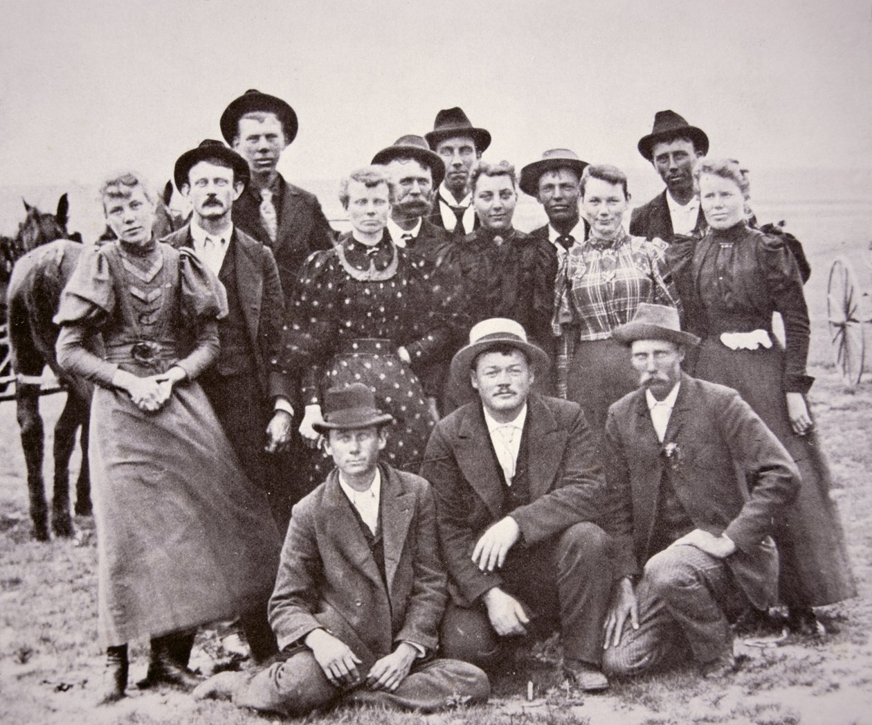 American Pioneers, ca. 1850 (s/hvitt-bilde) av American Photographer