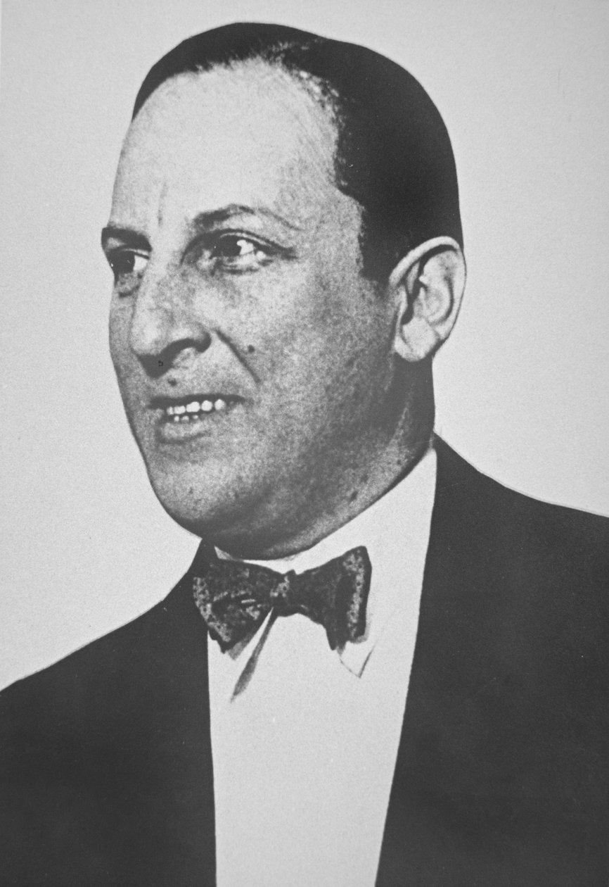 Arnold Rothstein (1882-1928) (s/hvitt-bilde) av American Photographer