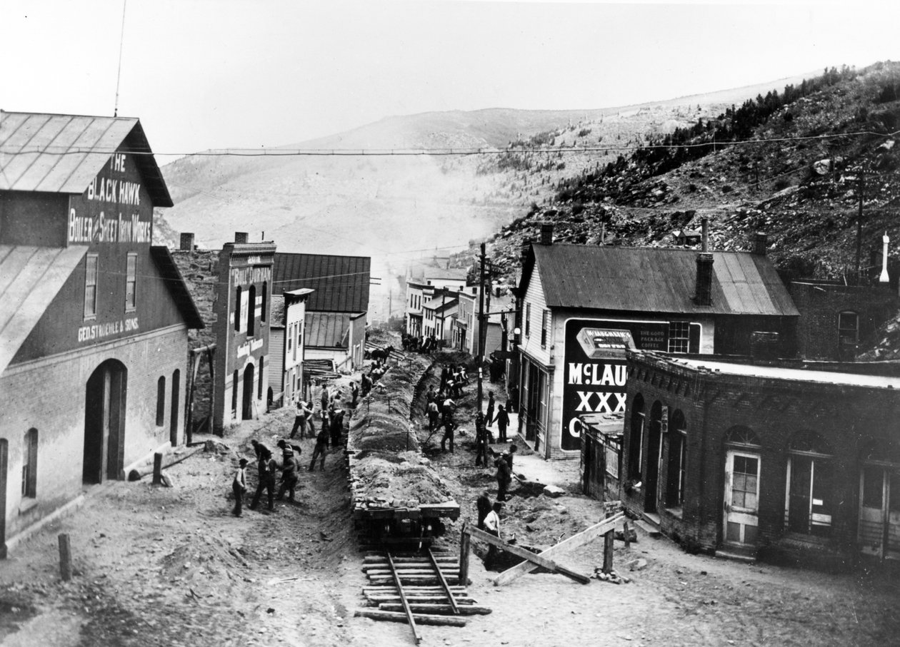 Black Hawk, flom, ca. 1895 av American Photographer